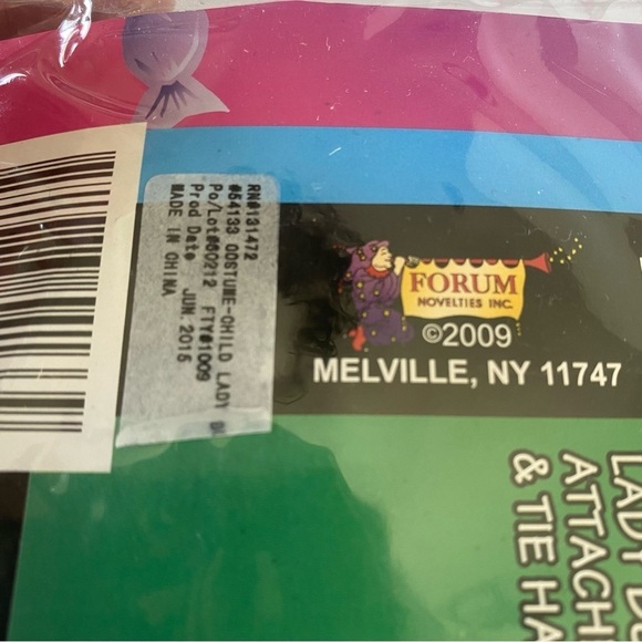 NEW! Girls 3-5 yrs Ladybug Costume Forum Novelties Hat with Antennas & Wings - Picture 10 of 14